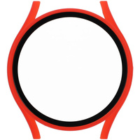 Etui Bizon Case Watch Adamo do Galaxy Watch FE / 5 / 4 40mm, czerwone