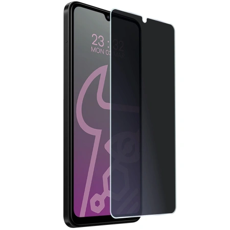 Prywatyzujące szkło hybrydowe Bizon Glass Mule Shadow do Xiaomi Redmi 14C 4G / 5G, matowe