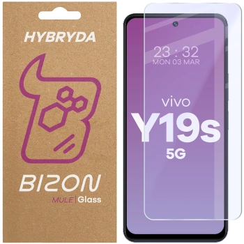 Elastyczne szkło hybrydowe Bizon Glass Mule do iPhone 16 Plus