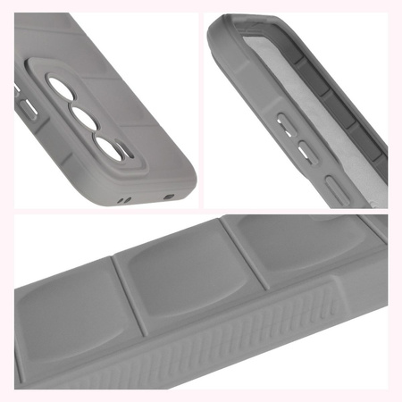 Pancerne etui Bizon Case Tur do Oppo Reno 12 Pro, jasnoszare