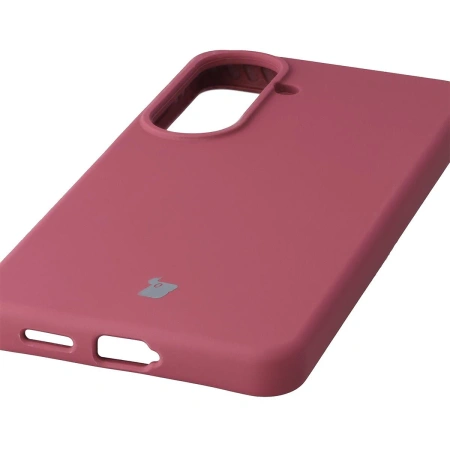 Silikonowe etui Bizon Soft Case do Galaxy S26, ciemnofioletowe