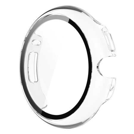 Etui ze szkłem do zegarka Bizon Case Watch Adamo do Google Pixel Watch 4 41 mm, przezroczyste