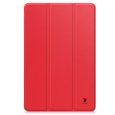 Etui Bizon Case Tab Croc do Google Pixel Tablet, czerwone