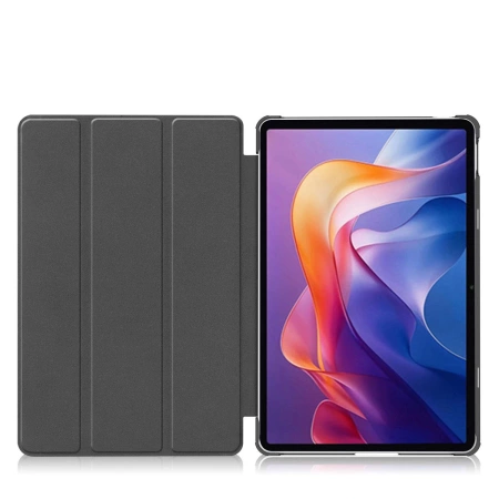Etui z klapką Bizon Case Tab Croc do Xiaomi Redmi Pad 2, czerwone