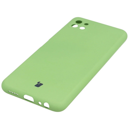 Etui Bizon Case Silicone do Galaxy A22 5G, jasnozielone