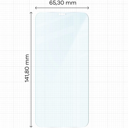 Szkło hartowane Bizon Glass Clear Duo do iPhone 11 / Xr, 2 sztuki