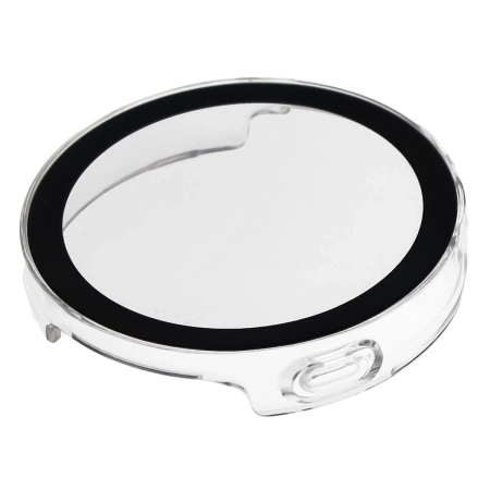 Etui ze szkłem do zegarka Bizon Case Watch Adamo do Huawei Watch GT6 41 mm, przezroczyste