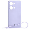 Etui Bizon Case Silicone Sq do OnePlus Nord 3, jasnofioletowe