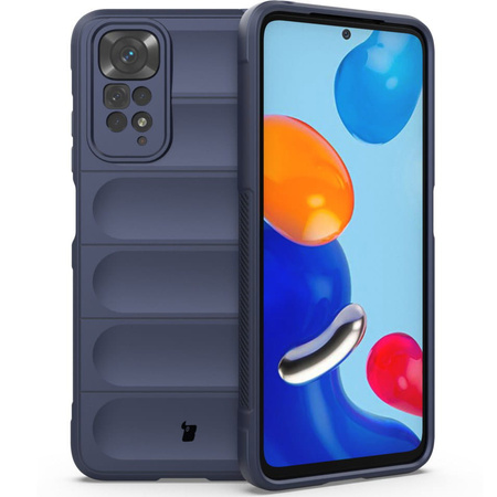 Pancerne etui Bizon Case Tur do Xiaomi Redmi Note 11 / 11S 4G, granatowe