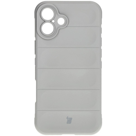 Pancerne etui Bizon Case Tur do iPhone 16 Plus, jasnoszare
