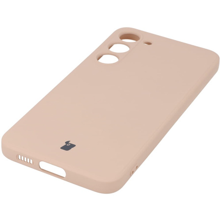 Etui Bizon Case Silicone Sq do Galaxy S23 Plus, jasnoróżowe