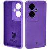 Silikonowe etui Bizon Soft Case do Oppo Reno11 F 5G, fioletowe