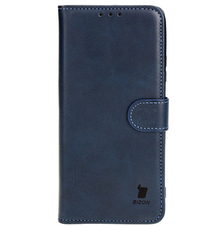 Etui z klapką Bizon Case Pocket do Oppo A38 4G, granatowe