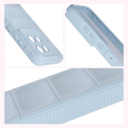 Pancerne etui Bizon Case Tur do Motorola Edge 50 Neo, jasnoniebieskie