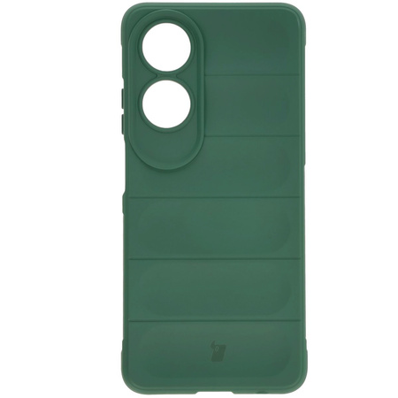 Pancerne etui Bizon Case Tur do Oppo A60 4G, ciemnozielone