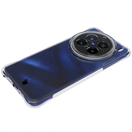 Elastyczne etui Bizon Case Salpa do Vivo X200 Pro, przezroczyste