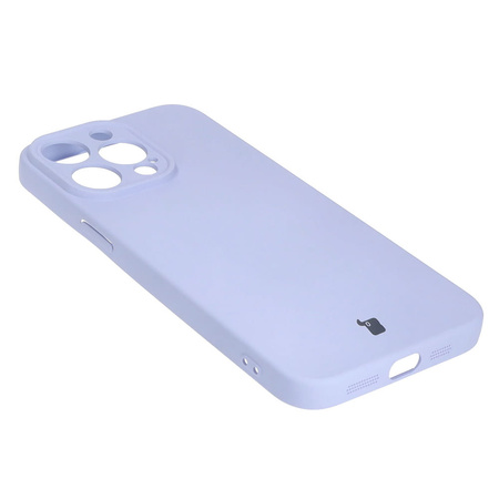 Etui Bizon Case Silicone do iPhone 15 Pro Max, jasnofioletowe