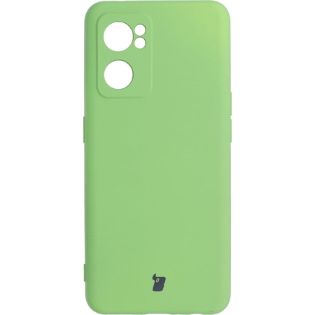 Etui Bizon Case Silicone do Oppo Reno 7 5G, jasnozielone