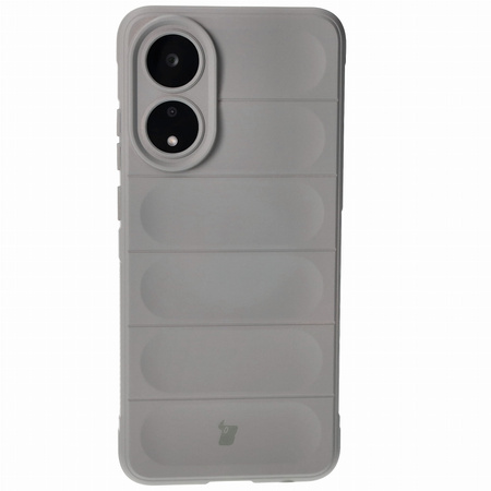Pancerne etui Bizon Case Tur do Oppo A78 4G, jasnoszare
