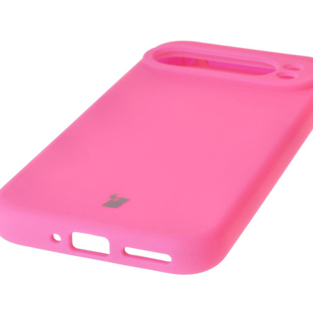 Silikonowe etui Bizon Soft Case do Google Pixel 9 Pro, neonowo-różowe