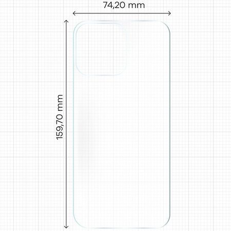 Folia hydrożelowa na tył Bizon Glass Hydrogel Back Duo do iPhone 16 Pro Max, 2 sztuki