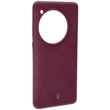 Silikonowe etui Bizon Soft Case do OnePlus 12, ciemnofioletowe