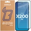 Szkło hartowane Bizon Glass Edge 2 do Vivo X200 FE, czarna ramka