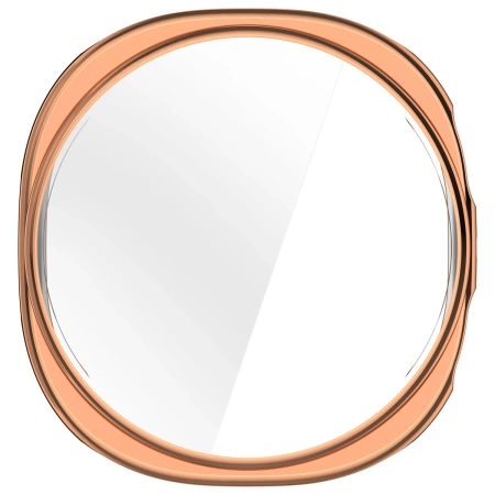 Etui z osłoną ekranu Bizon Case Watch Felipe do Galaxy Watch 8 40 mm, różowozłote