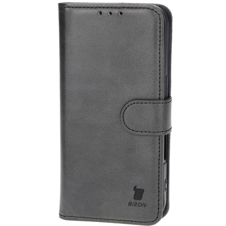 Etui z klapką Bizon Case Pocket do iPhone 16, czarne