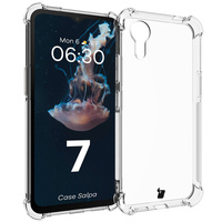 Elastyczne etui Bizon Case Salpa do Galaxy Xcover 7, przezroczyste
