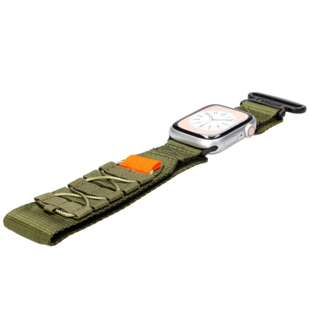 Sportowy pasek do zegarka Bizon Strap Watch Adventure do Apple Watch 38/40/41/42 mm, khaki