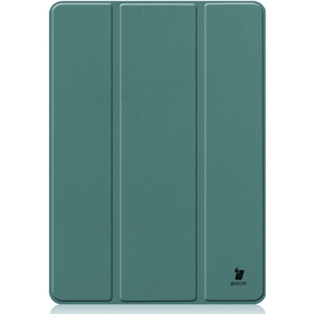 Etui Bizon Case Tab Lizard do Apple iPad 9/8/7 10.2 2021/2020/2019, ciemnozielone
