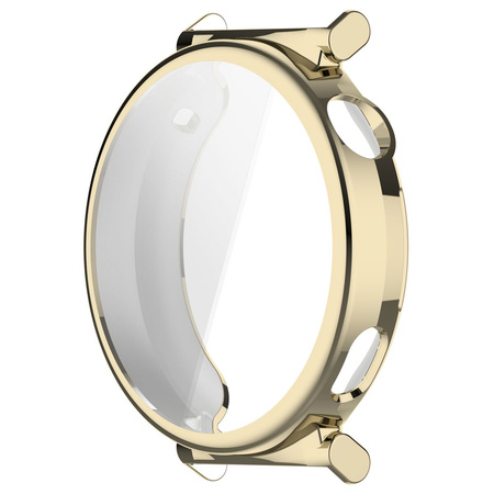 Etui Bizon Case Watch Felipe do Huawei Watch GT 5 41 mm, złote