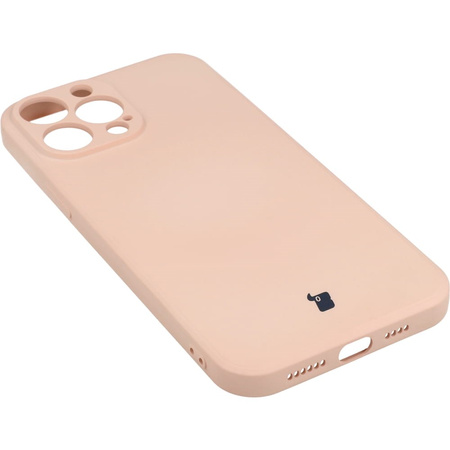 Etui Bizon Case Silicone do iPhone 13 Pro Max, jasnoróżowe