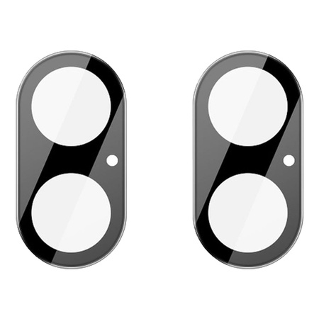 Szkło na aparat Bizon Glass Silk Lens do iPhone 16 / 16 Plus, 2 sztuki