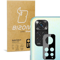Szkło na aparat Bizon Glass Lens dla Xiaomi Redmi Note 11 , 2 sztuki