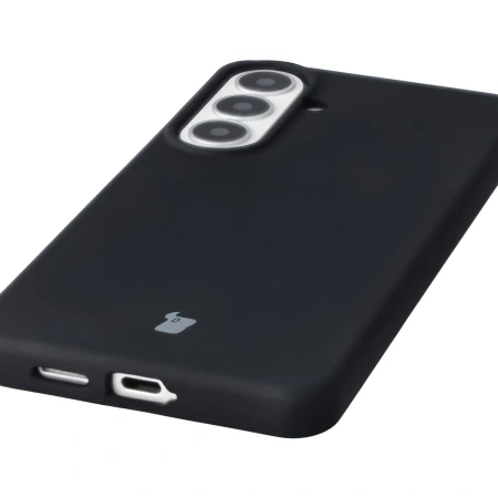 Silikonowe etui Bizon Soft Case do Galaxy S26 Plus, czarne