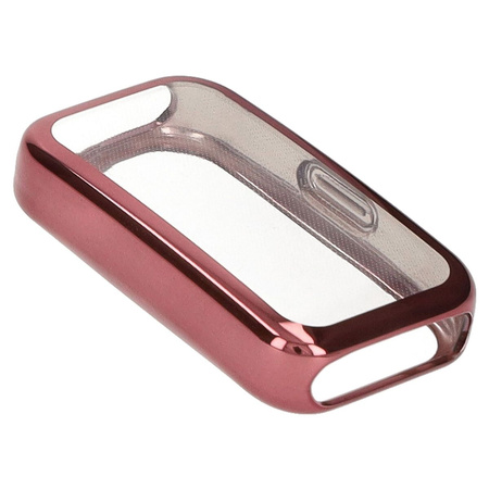 Etui Bizon Case Watch Felipe do Huawei Band 9 / Band 8, różowe