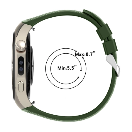 Silikonowy pasek Bizon Strap Watch Silicone do Apple Watch 38/40/41/42 mm, burgundowy