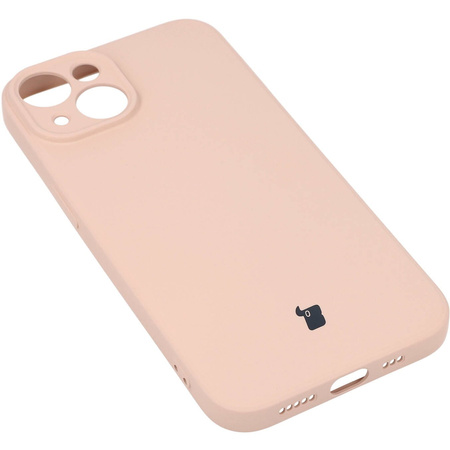 Etui Bizon Case Silicone do iPhone 14, jasnoróżowe