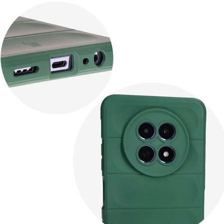 Pancerne etui Bizon Case Tur do Realme 12 / 12x, ciemnozielone