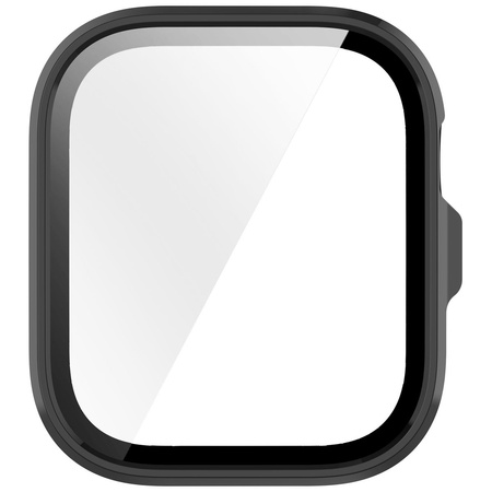 Etui ze szkłem do zegarka Bizon Case Watch Adamo do Huawei Watch Fit 4 Pro, czarne