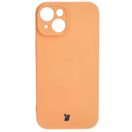 Etui Bizon Case Silicone do iPhone 15, pomarańczowe