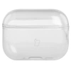 Elastyczne etui z karabińczykiem Bizon Case Headphone Clear do Samsung Galaxy Buds 3/3 Pro przeźroczyste