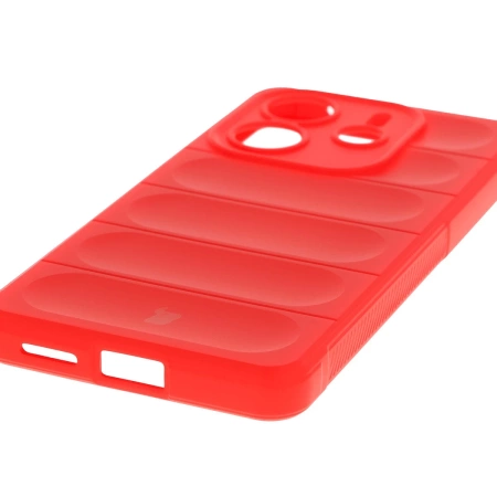 Pancerne etui Bizon Case Tur do Xiaomi Redmi Note 14 4G, czerwone