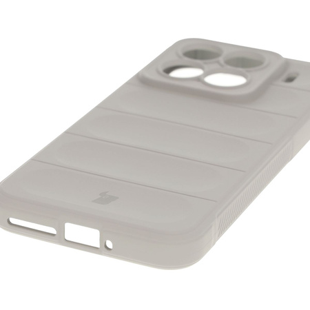 Pancerne etui Bizon Case Tur do Xiaomi 15, jasnoszare