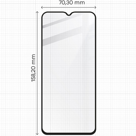 2x Szkło + szybka na aparat BIZON Edge 2 Pack do Oppo A38 4G