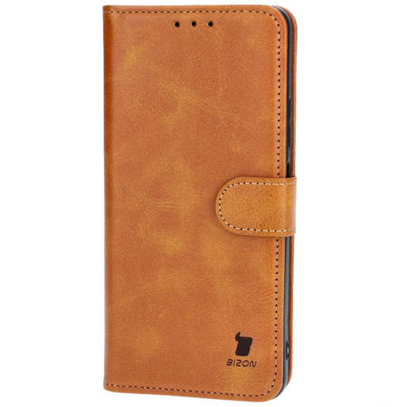 Etui z klapką Bizon Case Pocket do Realme 11 5G, brązowe