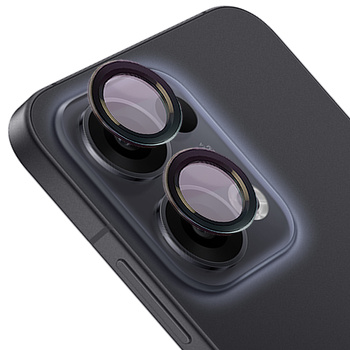 Szkło na aparat Bizon Glass Snap Lens do Oppo Reno13, 1 zestaw, czarna ramka