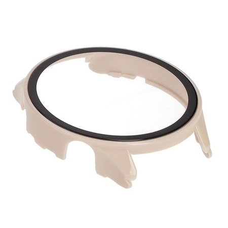 Etui Bizon Case Watch Adamo do Xiaomi Watch S1 Pro, beżowe